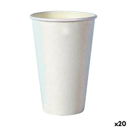 Set de Verres Algon Produits à usage unique Carton Blanc 35 Pièces 350 ml (20 Unités) de Algon, Verres - Réf : S2231728, Prix...