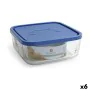 Lancheira Borgonovo Quadrado Azul 3,2 L (6 Unidades) de Borgonovo, Armazenamento de alimentos - Ref: S2231762, Preço: 51,85 €...