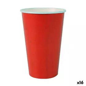 Set de Verres Algon Produits à usage unique Carton Rouge 7 Pièces 450 ml (16 Unités) de Algon, Verres - Réf : S2231768, Prix ...