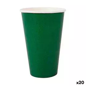 Set de Verres Algon Produits à usage unique Carton Vert 10 Pièces 350 ml (20 Unités) de Algon, Verres - Réf : S2231771, Prix ...