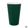 Set of glasses Algon Disposable Cardboard Green 7 Pieces 450 ml (16 Units) by Algon, Tumblers - Ref: S2231772, Price: 11,16 €...