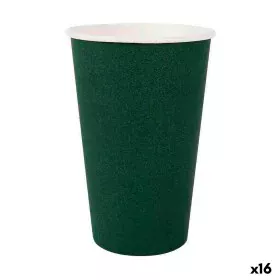 Set de Vasos Algon Desechables Cartón Verde 7 Piezas 450 ml (16 Unidades) de Algon, Vasos - Ref: S2231772, Precio: 11,16 €, D...