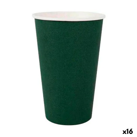 Set di Bicchieri Algon Monouso Cartone Verde 7 Pezzi 450 ml (16 Unità) di Algon, Tumbler - Rif: S2231772, Prezzo: 11,16 €, Sc...