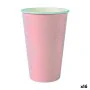 Set of glasses Algon Disposable Cardboard Pink 7 Pieces 450 ml (16 Units) by Algon, Tumblers - Ref: S2231773, Price: 11,16 €,...