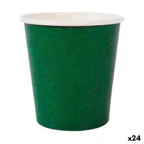 Set di Bicchieri Algon Monouso Cartone Verde 20 Pezzi 120 ml (24 Unità) di Algon, Tumbler - Rif: S2231811, Prezzo: 14,40 €, S...