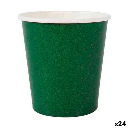 Set de Verres Algon Produits à usage unique Carton Vert 20 Pièces 120 ml (24 Unités) de Algon, Verres - Réf : S2231811, Prix ...