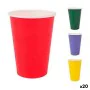 Set di Bicchieri Algon Monouso Cartone Multicolore 20 Pezzi 200 ml (20 Unità) di Algon, Tumbler - Rif: S2231812, Prezzo: 15,1...