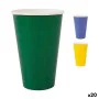 Set of glasses Algon Disposable Cardboard Multicolour 10 Pieces 350 ml (20 Units) by Algon, Tumblers - Ref: S2231813, Price: ...