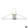 Set of Clothes Hangers Dem White Plastic 12 Pieces 38 x 17,5 cm (8 Units) by Dem, Hangers - Ref: S2231819, Price: 18,73 €, Di...