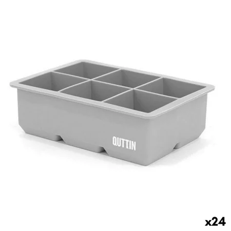 Ice Cube Mould Quttin Flexible Silicone 16,5 x 10,5 x 5 cm (24 Units) by Quttin, Ice Cube Moulds & Trays - Ref: S2231834, Pri...