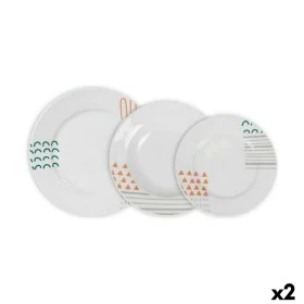 Set di Stoviglie La Mediterránea Veronique Rotonda 12 Pezzi (2 Unità) di La Mediterránea, Servizi combinati - Rif: S2231915, ...