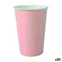 Set of glasses Algon Disposable Cardboard Pink 20 Pieces 220 ml (20 Units) by Algon, Tumblers - Ref: S2231923, Price: 15,10 €...