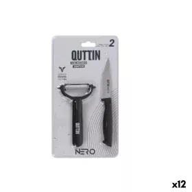 Conjunto de Cozinha Quttin Nero Preto 2 Peças (12 Unidades) de Quttin, Jogos de facas de cozinha - Ref: S2232089, Preço: 21,9...