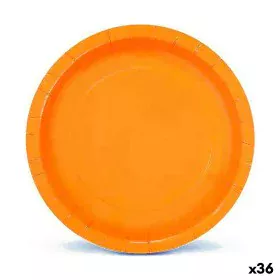 Plate set Algon Disposable 20 cm Cardboard Yellow 10 Pieces (36 Units) by Algon, Turntables - Ref: S2232260, Price: 20,26 €, ...