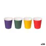 Set di Bicchierini da Chicchetto Algon Monouso Cartone Multicolore 20 Pezzi 50 ml (36 Unità) di Algon, Tumbler - Rif: S223227...