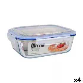 Fiambrera Hermética Quttin Rectangular 2,4 L (4 Unidades) de Quttin, Almacenamiento de alimentos - Ref: S2232277, Precio: 31,...