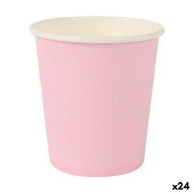 Set de Verres Algon Produits à usage unique Carton Rose 20 Pièces 120 ml (24 Unités) de Algon, Verres - Réf : S2232297, Prix ...