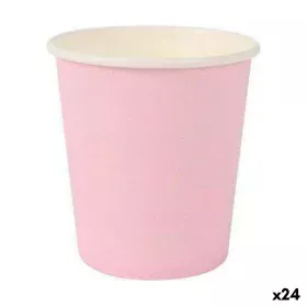 Set of glasses Algon Disposable Cardboard Pink 20 Pieces 120 ml (24 Units) by Algon, Tumblers - Ref: S2232297, Price: 14,40 €...