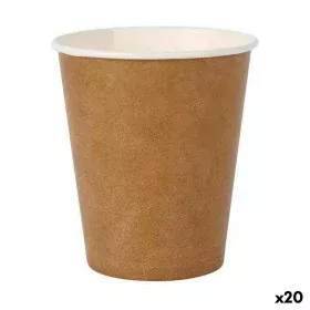 Set de Vasos Algon Desechables papel kraft 12 Piezas 250 ml (20 Unidades) de Algon, Vasos - Ref: S2232340, Precio: 13,55 €, D...