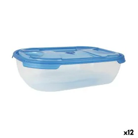 Lunchbox-Set Tontarelli Nuvola 1,15 L Blau rechteckig 3 Stücke (12 Stück) von Tontarelli, Lagerung von Lebensmitteln - Ref: S...