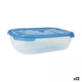 Set de Fiambreras Tontarelli Nuvola 1,15 L Azul Rectangular 3 Piezas (12 Unidades) de Tontarelli, Almacenamiento de alimentos...