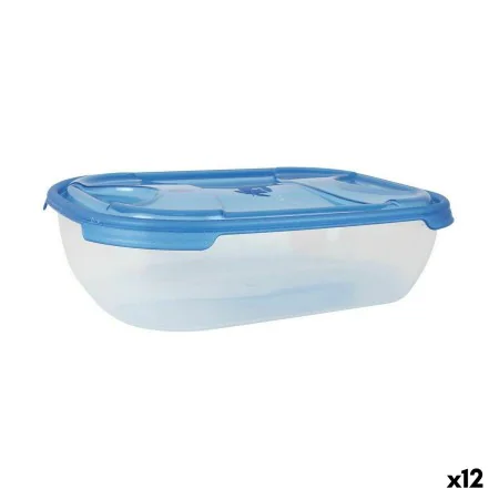 Set de Fiambreras Tontarelli Nuvola 1,15 L Azul Rectangular 3 Piezas (12 Unidades) de Tontarelli, Almacenamiento de alimentos...