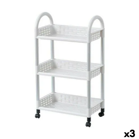 Carrello per Verdure Confortime Alluminio Plastica 45 x 25 x 77 cm (3 Unità) di Confortime, Ripiani e supporti - Rif: S223246...