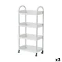 Gemüsewagen Confortime Aluminium Kunststoff 45 x 25 x 104 cm (3 Stück) von Confortime, Regale und Gestelle - Ref: S2232466, P...