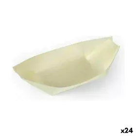 Set of bowls Algon Disposable Wood 10 Pieces 12,5 cm (24 Units) by Algon, Turntables - Ref: S2232496, Price: 20,04 €, Discoun...