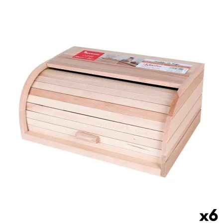 Portapane Quttin Mobile Griglia otturatore Legno 37,5 x 26,5 x 16 cm (6 Unità) di Quttin, Conservazione di alimenti - Rif: S2...