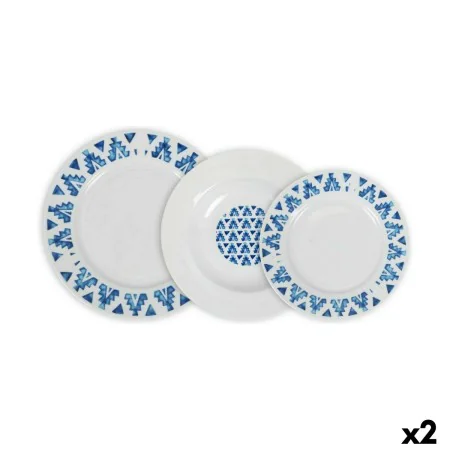 Set di Stoviglie La Mediterránea Marvin Rotonda 12 Pezzi (2 Unità) di La Mediterránea, Servizi combinati - Rif: S2232621, Pre...