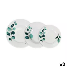 Dinnerware Set La Mediterránea Detroit Circular 18 Pieces (2 Units) by La Mediterránea, Combination Sets - Ref: S2232623, Pri...