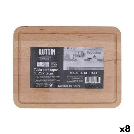 Cutting board Quttin 30 x 23 x 1,7 cm (8 Units) by Quttin, Chopping boards - Ref: S2232631, Price: 33,77 €, Discount: %