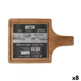 Tabla de servir Quttin Con mango 30 x 20 x 1,7 cm (8 Unidades) de Quttin, Tablas de cortar - Ref: S2232633, Precio: 32,17 €, ...