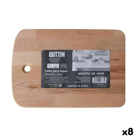 Planche à découper Quttin 34 x 24 x 1,7 cm (8 Unités) de Quttin, Planches à découper - Réf : S2232637, Prix : 37,92 €, Remise...