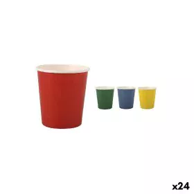 Set de Verres Algon Produits à usage unique Carton Multicouleur 20 Pièces 120 ml (24 Unités) de Algon, Verres - Réf : S223274...