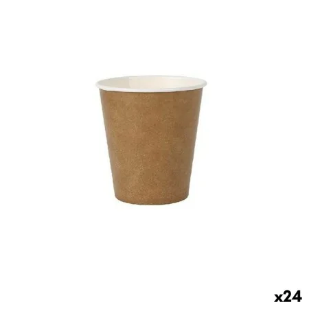 Set of glasses Algon Disposable kraft paper 20 Pieces 120 ml (24 Units) by Algon, Tumblers - Ref: S2232774, Price: 13,48 €, D...