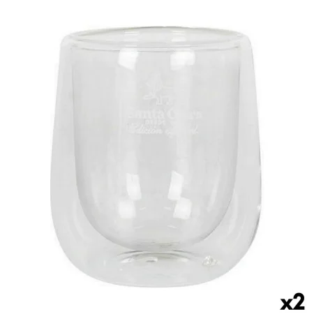 Set of glasses Santa Clara Thermal Borosilicate Glass 2 Pieces (2 Units) by Santa Clara, Tumblers - Ref: S2232891, Price: 31,...