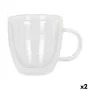 Lot de tasses Santa Clara Verre Borosilicaté 150 ml Thermique 2 Unités (2 Pièces) de Santa Clara, Tasses - Réf : S2232897, Pr...