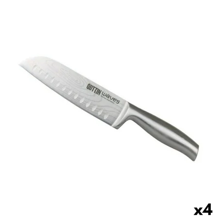 Faca Santoku Quttin Waves 17 cm (4 Unidades) de Quttin, Facas asiáticas - Ref: S2232940, Preço: 20,22 €, Desconto: %