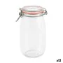 Jar La Mediterránea Hermetic Glass 1,5 L (12 Units) by La Mediterránea, Food storage - Ref: S2233015, Price: 35,66 €, Discoun...