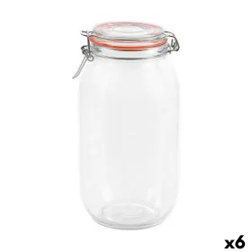 Jar La Mediterránea Hermetic Glass 2 L (6 Units) by La Mediterránea, Food storage - Ref: S2233067, Price: 23,24 €, Discount: %