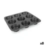 Tartlets tin Quttin 32 x 30 x 3,2 cm Drilled (8 Units) by Quttin, Muffin & Cupcake Tins & Moulds - Ref: S2233086, Price: 59,3...