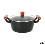 Casserole with glass lid Quttin Doha 34 X 24 X 13 CM (4 Units) by Quttin, Casserole pans - Ref: S2233117, Price: 95,44 €, Dis...