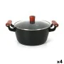 Casserole with glass lid Quttin Doha 39 x 28 x 15 cm (4 Units) by Quttin, Casserole pans - Ref: S2233119, Price: 116,37 €, Di...