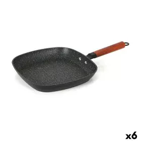 Padella griglia strisce Quttin Doha Alluminio Forgiato 39 x 28 x 15 cm (6 Unità) di Quttin, Padelle grill - Rif: S2233121, Pr...