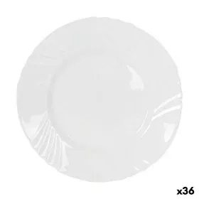 Assiette plate La Mediterránea Everett 25,2 x 25,2 x 2,5 cm (36 Unités) de La Mediterránea, Plats et plateaux - Réf : S223315...