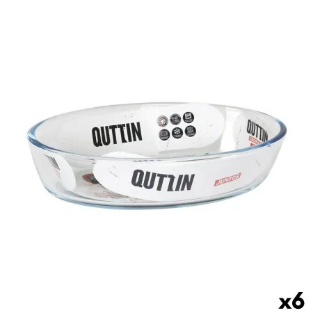 Plat à Gratin Quttin 700 ml verre Oblongue (6 Unités) de Quttin, Plats et plateaux - Réf : S2233184, Prix : 12,58 €, Remise : %