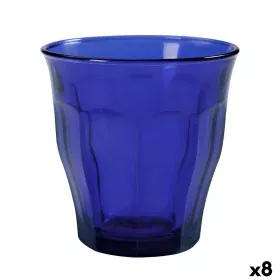 Set of glasses Duralex Picardie Blue 6 Pieces 310 ml (8 Units) by Duralex, Tumblers - Ref: S2233201, Price: 74,04 €, Discount: %