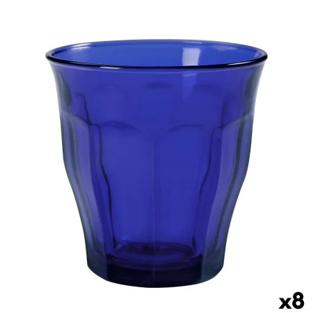 Set of glasses Duralex Picardie Blue 6 Pieces 310 ml (8 Units) by Duralex, Tumblers - Ref: S2233201, Price: 79,96 €, Discount: %